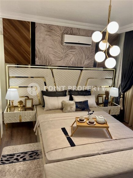 Просторная квартира 110 м² в центре Алании с видом на море и крепость-id-10517-фото-8