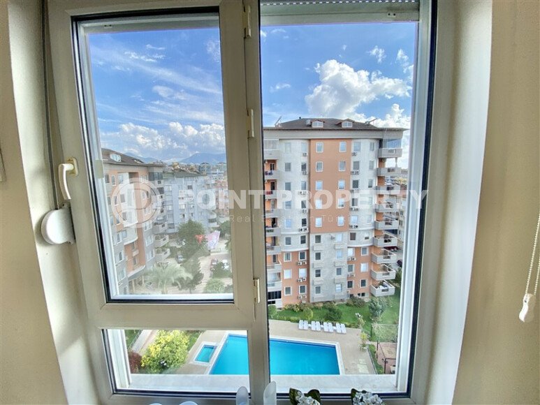 Просторная квартира 110 м² в центре Алании с видом на море и крепость-id-10517-фото-10