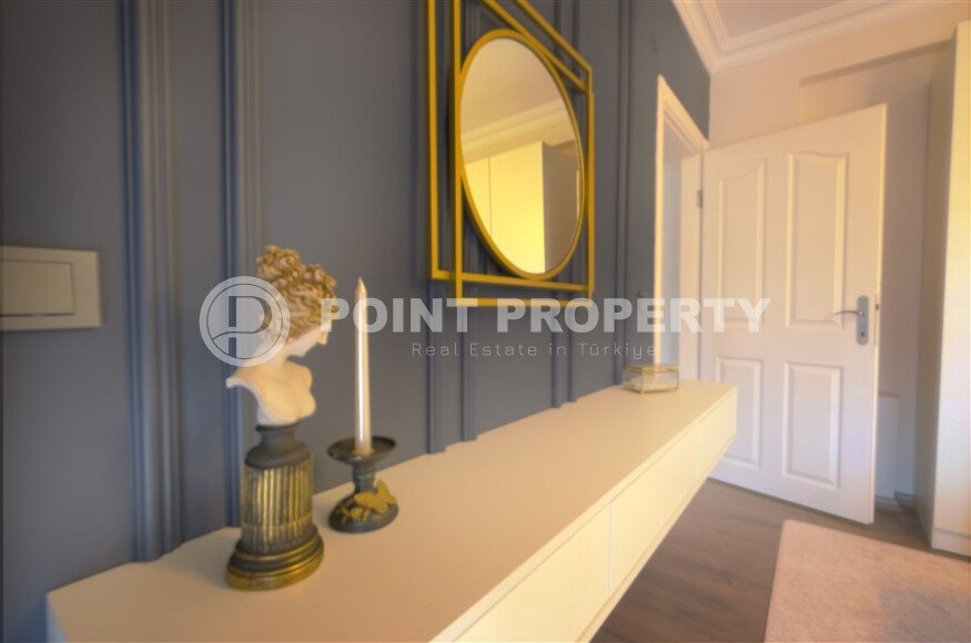 Просторная квартира 110 м² в центре Алании с видом на море и крепость-id-10517-фото-18