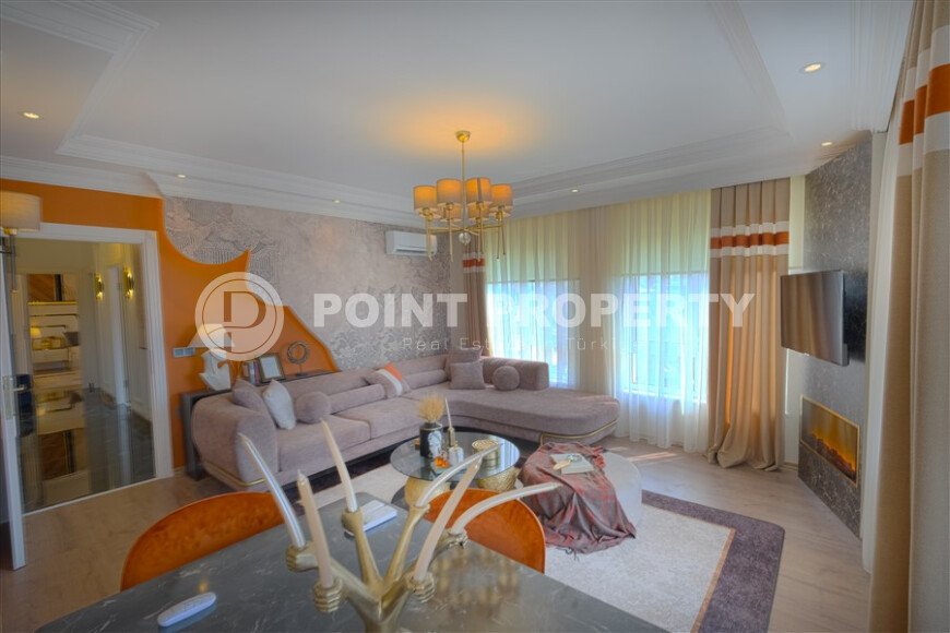 Просторная квартира 110 м² в центре Алании с видом на море и крепость-id-10517-фото-20