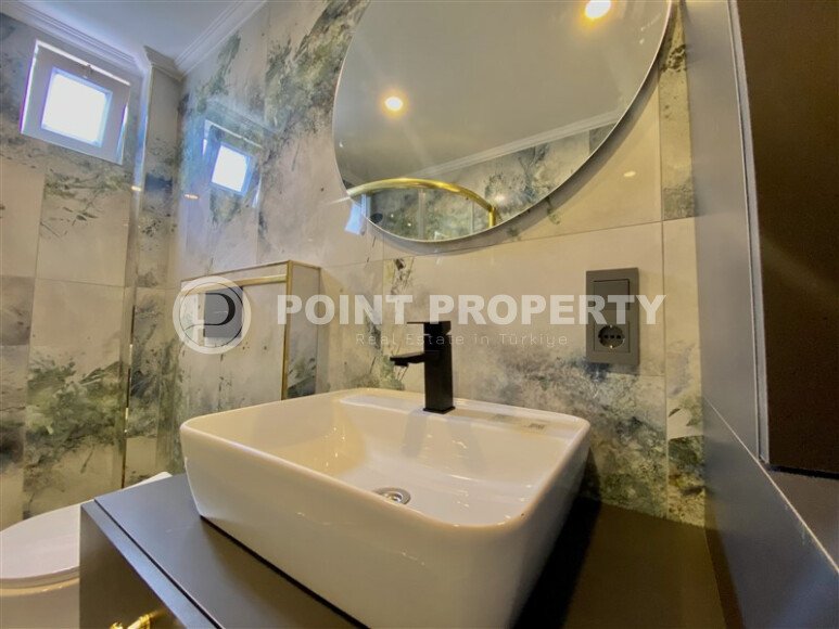 Просторная квартира 110 м² в центре Алании с видом на море и крепость-id-10517-фото-23