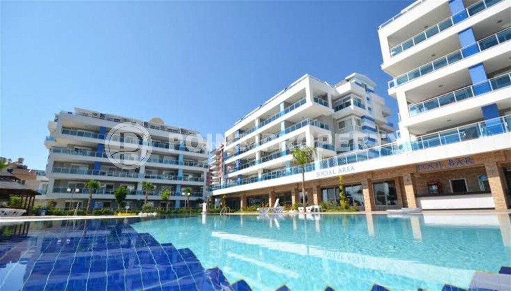 Bright 120 m² duplex in the Oba area with underfloor heating and resort infrastructure-id-10527-photo-43