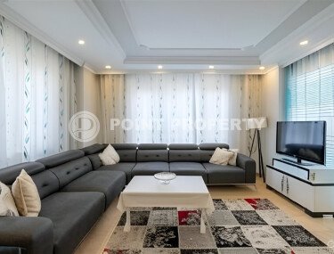 Светлая квартира 2+1 110 m² в районе Тосмур с видом на крепость и шаговой доступностью к морю-id-10528-фото-1