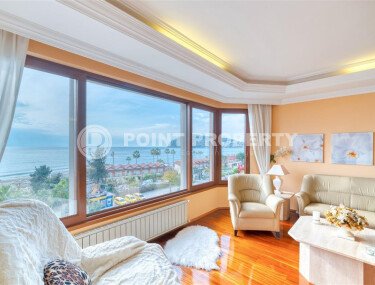 Panoramic apartment 140 m², Obagol district, first line, sea view, residence permit-id-10530-photo-1