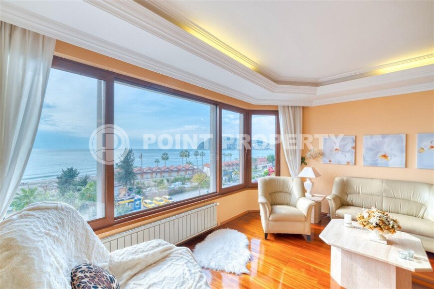 Panoramic apartment 140 m², Obagol district, first line, sea view, residence permit-id-10530-photo-1