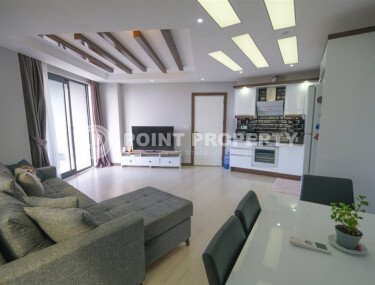 Elegant 90 m² apartment in Mahmutlar with a rooftop pool and atrium entrance-id-10534-photo-1