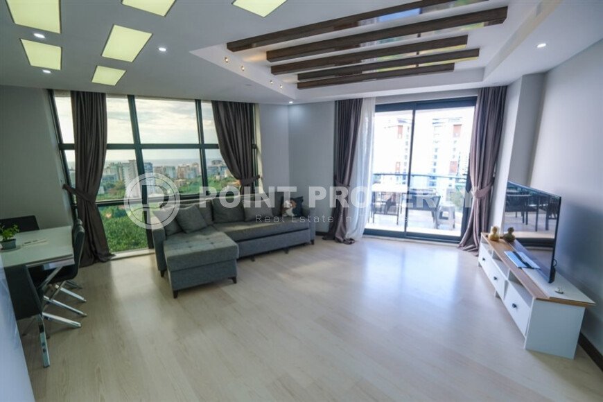 Elegant 90 m² apartment in Mahmutlar with a rooftop pool and atrium entrance-id-10534-photo-2