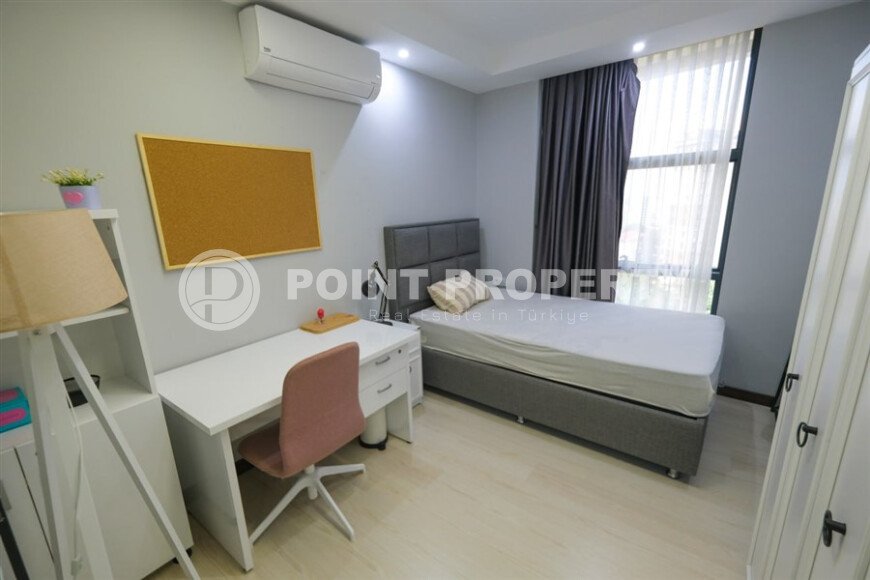 Elegant 90 m² apartment in Mahmutlar with a rooftop pool and atrium entrance-id-10534-photo-10