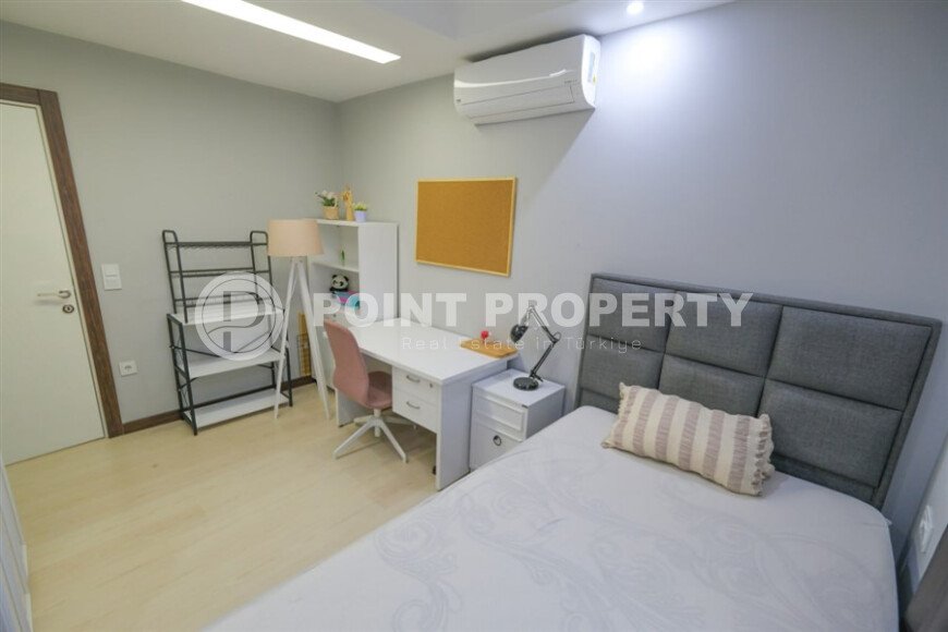 Elegant 90 m² apartment in Mahmutlar with a rooftop pool and atrium entrance-id-10534-photo-12