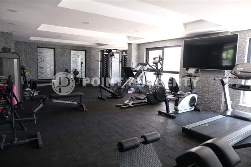 Elegant 90 m² apartment in Mahmutlar with a rooftop pool and atrium entrance-id-10534-photo-14