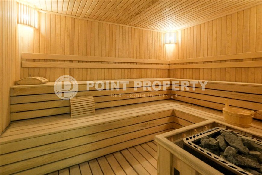 Elegant 90 m² apartment in Mahmutlar with a rooftop pool and atrium entrance-id-10534-photo-15