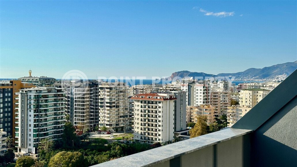 New spacious duplex of 135 m² in Mahmutlar with sea views and modern infrastructure-id-10535-photo-15