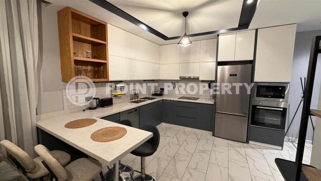 Стильная квартира 56 м² в центре Алании рядом с морем-id-10539-фото-2