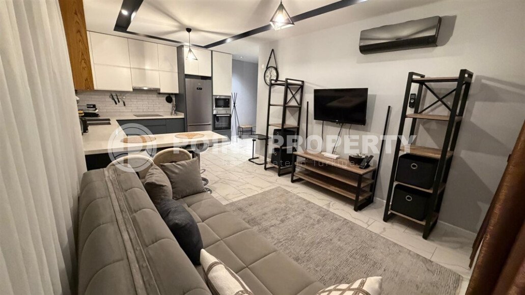 Стильная квартира 56 м² в центре Алании рядом с морем-id-10539-фото-3