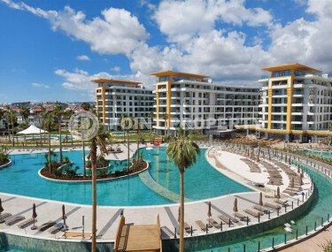 Стильная квартира 129 м² в комплексе с международным отелем, с возможностью краткосрочной аренды, район Тюрклер-id-10547-фото-7