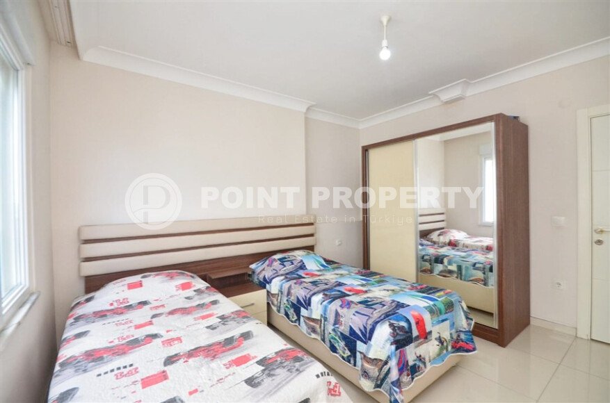 Spacious apartment of 110 m² with sea views, Kestel district-id-10555-photo-9