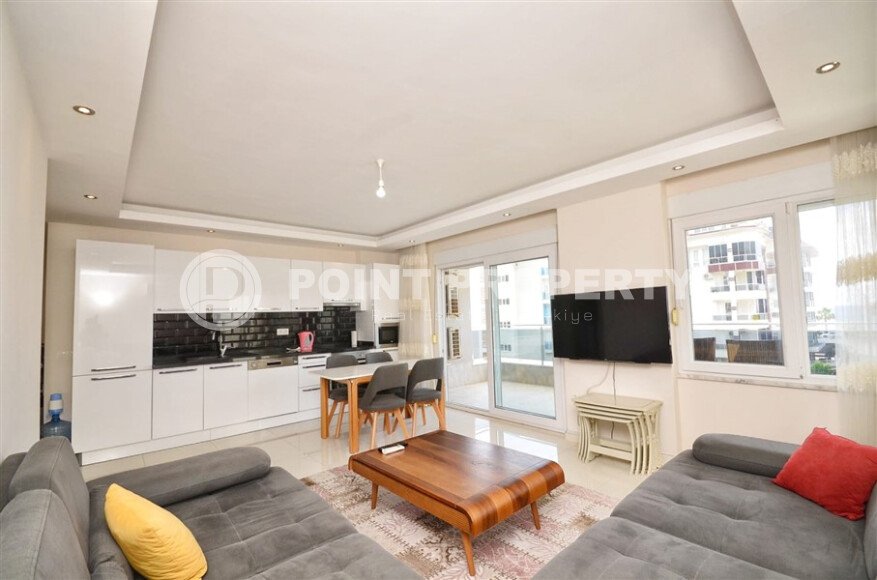 Spacious apartment of 110 m² with sea views, Kestel district-id-10555-photo-25