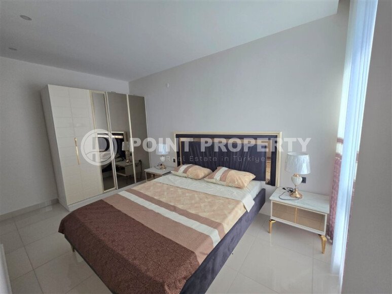 Светлая квартира 85 м² с частичным видом на море, район Каргыджак-id-10557-photo-6