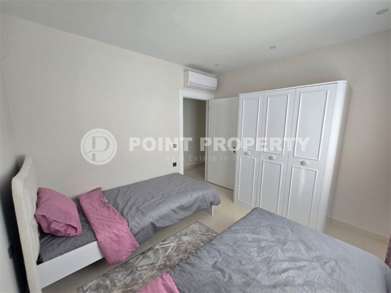 Светлая квартира 85 м² с частичным видом на море, район Каргыджак-id-10557-photo-9