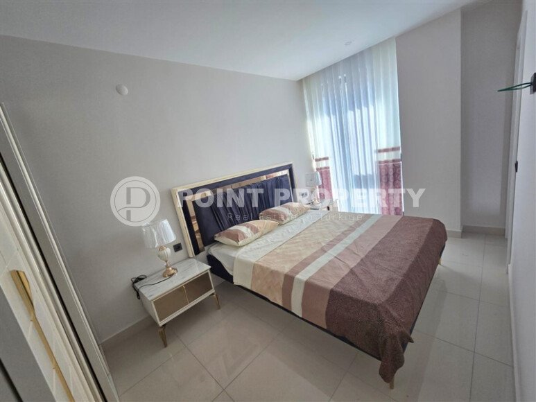 Светлая квартира 85 м² с частичным видом на море, район Каргыджак-id-10557-photo-13