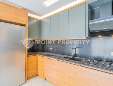 Садовый дуплекс 204 м² с видом на горы и частичным видом на море, центр Аланьи, Тепе-id-10570-фото-4