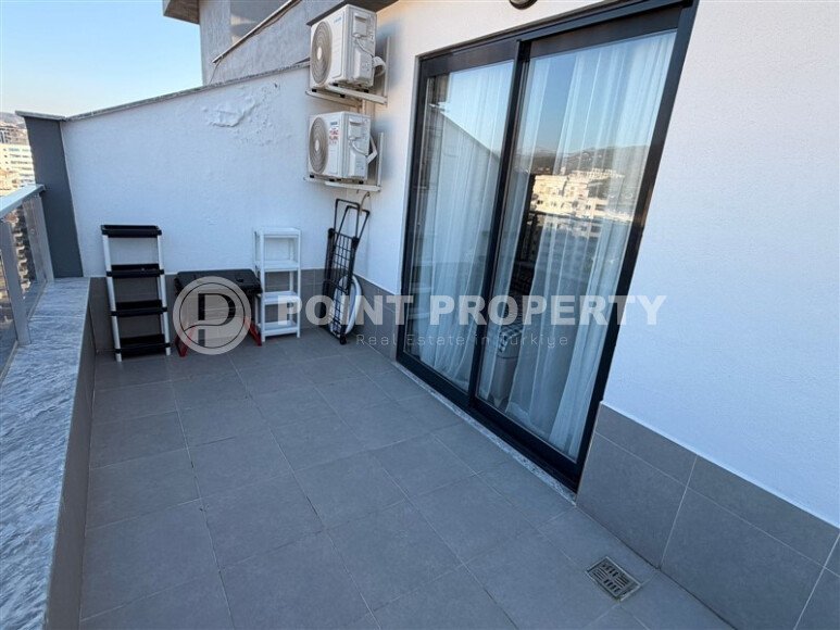 Stylish duplex 95 m² with sea and mountain views, Mahmutlar district-id-10573-photo-13