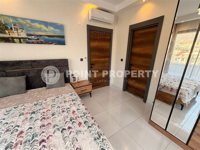 Stylish duplex 95 m² with sea and mountain views, Mahmutlar district-id-10573-photo-8