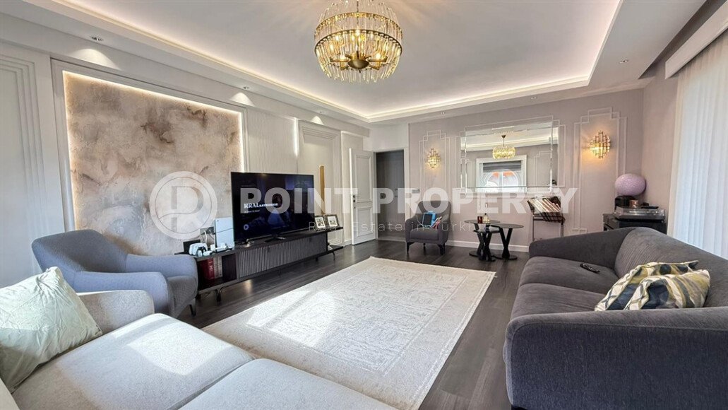 Стильный дуплекс 4+1 с отдельной кухней у моря в районе Кестель-id-10583-photo-7