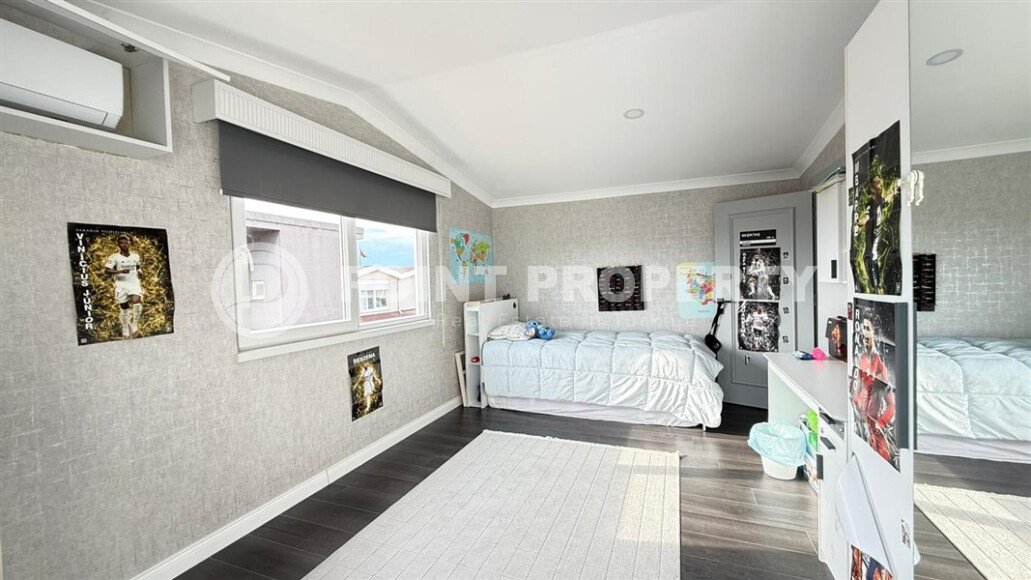 Стильный дуплекс 4+1 с отдельной кухней у моря в районе Кестель-id-10583-photo-18