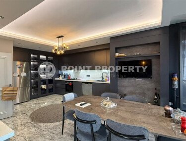 Стильный дуплекс 4+1 с отдельной кухней у моря в районе Кестель-id-10583-photo-4