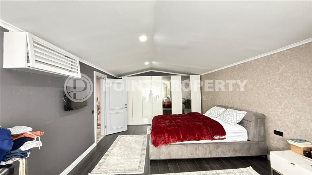 Стильный дуплекс 4+1 с отдельной кухней у моря в районе Кестель-id-10583-photo-16