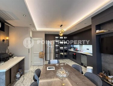 Стильный дуплекс 4+1 с отдельной кухней у моря в районе Кестель-id-10583-фото-2