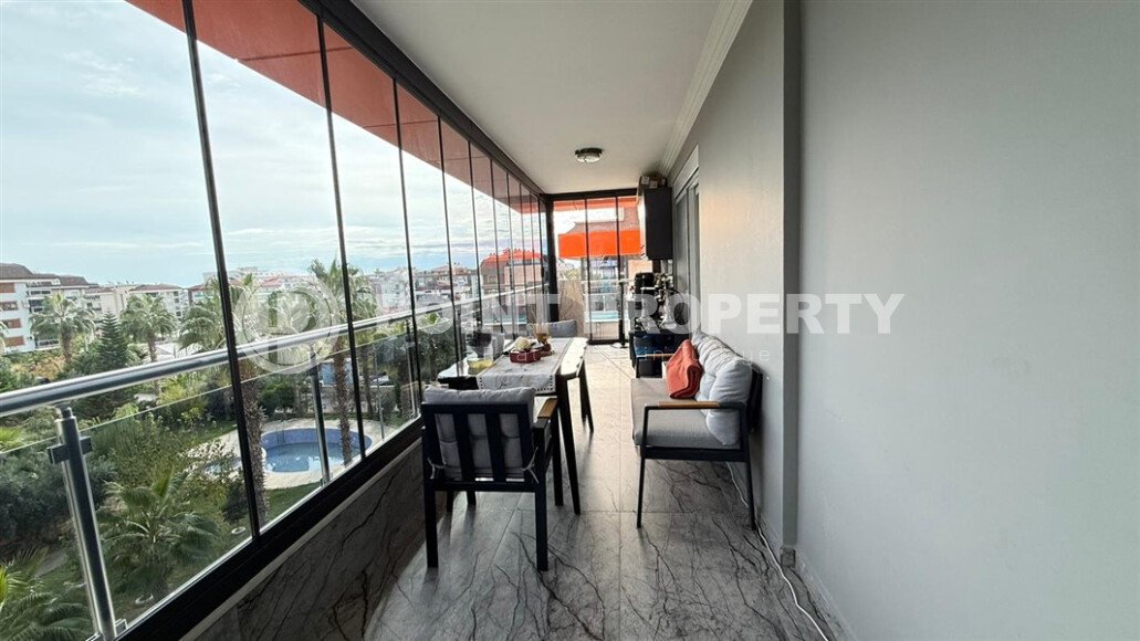 Стильный дуплекс 4+1 с отдельной кухней у моря в районе Кестель-id-10583-photo-25