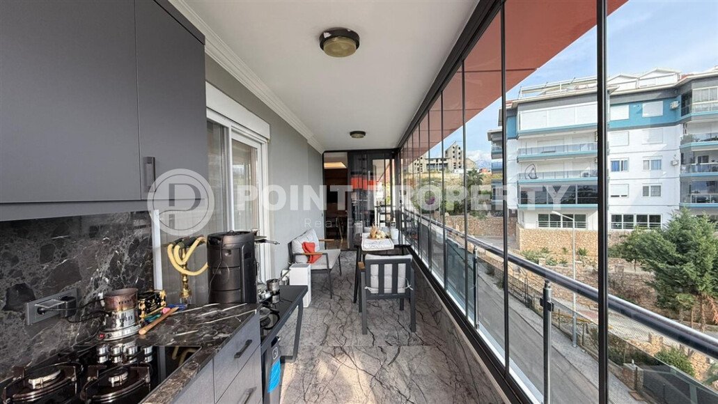 Стильный дуплекс 4+1 с отдельной кухней у моря в районе Кестель-id-10583-photo-26