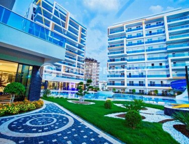 Комфортабельная квартира, 60 м², район Тосмур, с крытой парковкой, частичный вид на море-id-10594-фото-4