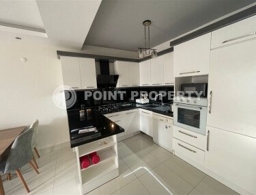 Комфортабельная квартира, 60 м², район Тосмур, с крытой парковкой, частичный вид на море-id-10594-фото-4