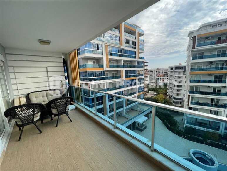 Комфортабельная квартира, 60 м², район Тосмур, с крытой парковкой, частичный вид на море-id-10594-фото-8