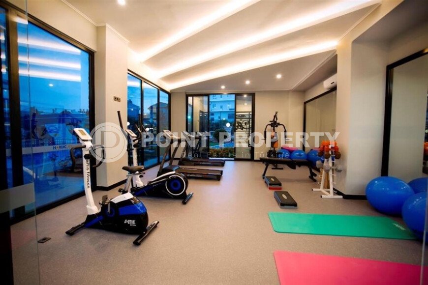 Комфортабельная квартира, 60 м², район Тосмур, с крытой парковкой, частичный вид на море-id-10594-фото-16