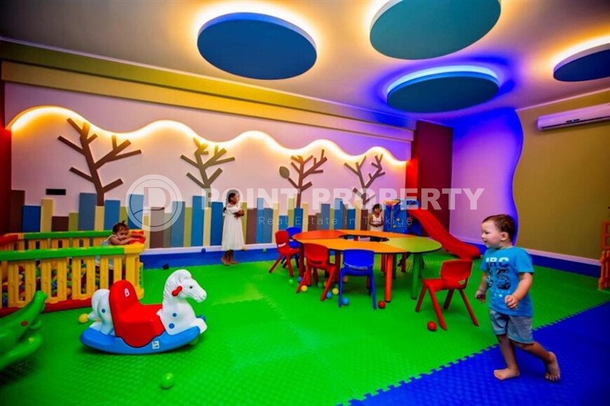 Комфортабельная квартира, 60 м², район Тосмур, с крытой парковкой, частичный вид на море-id-10594-фото-22