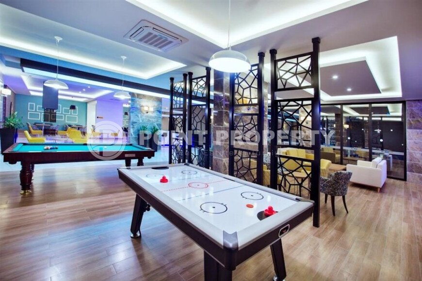 Комфортабельная квартира, 60 м², район Тосмур, с крытой парковкой, частичный вид на море-id-10594-фото-23