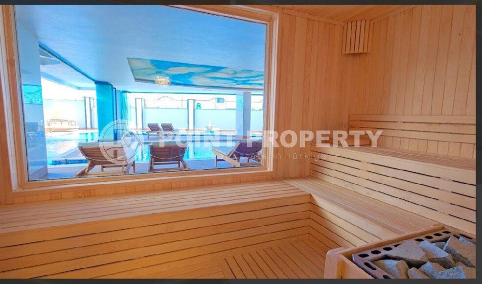 Стильные апартаменты, 55 м², центр Аланьи, вид на море, краткосрочная аренда-id-10598-photo-1