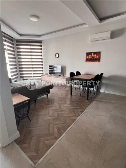 Стильные апартаменты, 55 м², центр Аланьи, вид на море, краткосрочная аренда-id-10598-photo-8