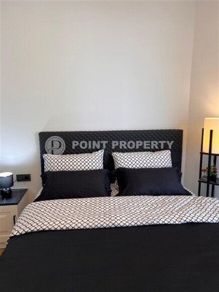 Стильные апартаменты, 55 м², центр Аланьи, вид на море, краткосрочная аренда-id-10598-photo-15