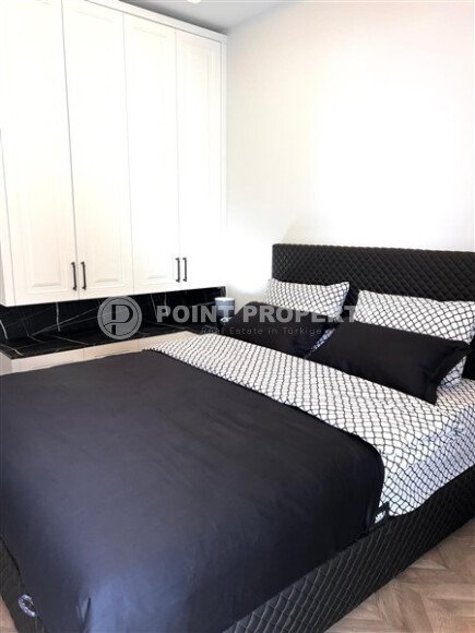 Стильные апартаменты, 55 м², центр Аланьи, вид на море, краткосрочная аренда-id-10598-photo-17