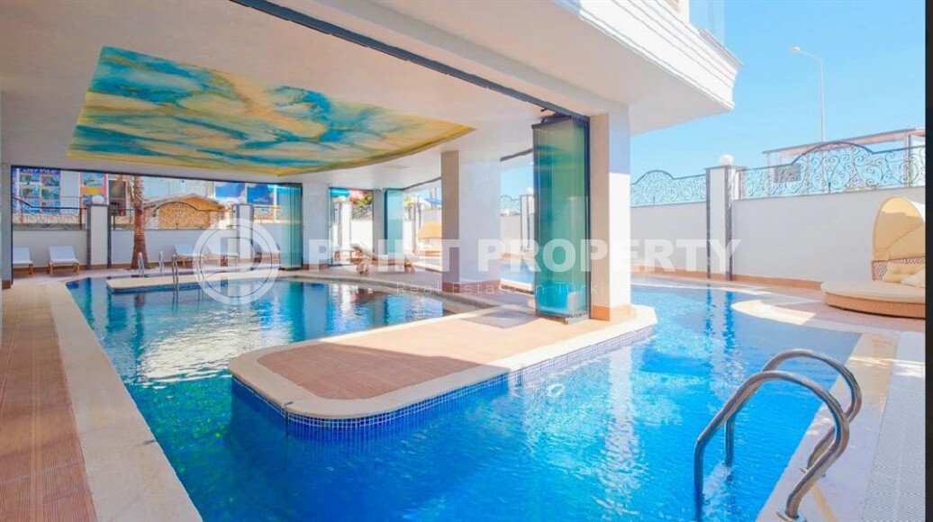 Стильные апартаменты, 55 м², центр Аланьи, вид на море, краткосрочная аренда-id-10598-photo-19