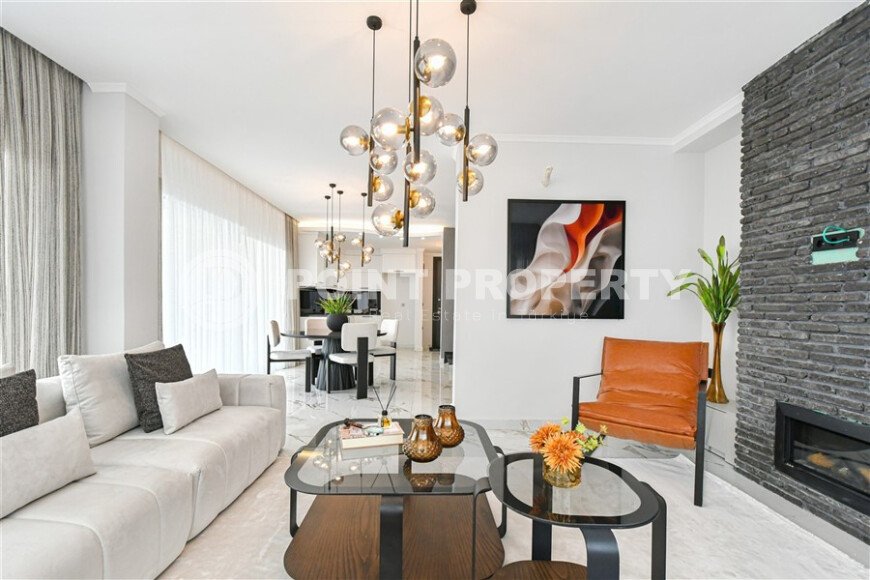 Стильная модерн-вилла, 157 м², район Бекташ, гражданство, вид на море-id-10599-photo-11