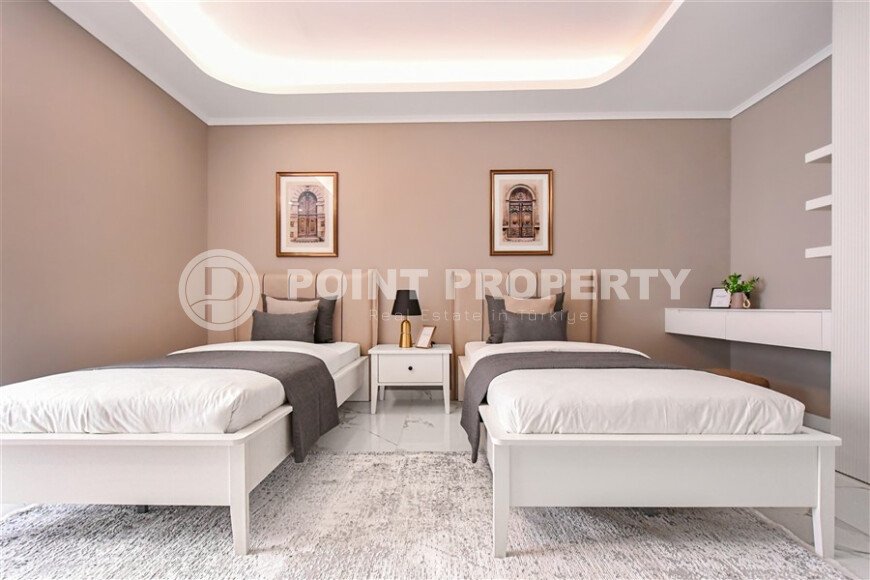 Стильная модерн-вилла, 157 м², район Бекташ, гражданство, вид на море-id-10599-photo-38