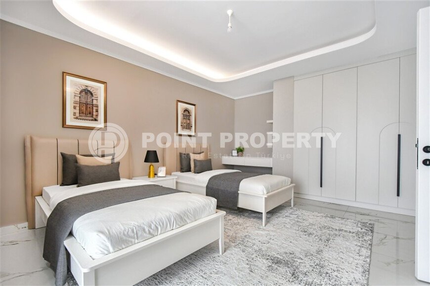 Стильная модерн-вилла, 157 м², район Бекташ, гражданство, вид на море-id-10599-photo-39