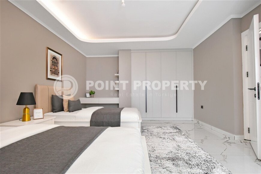 Стильная модерн-вилла, 157 м², район Бекташ, гражданство, вид на море-id-10599-photo-40