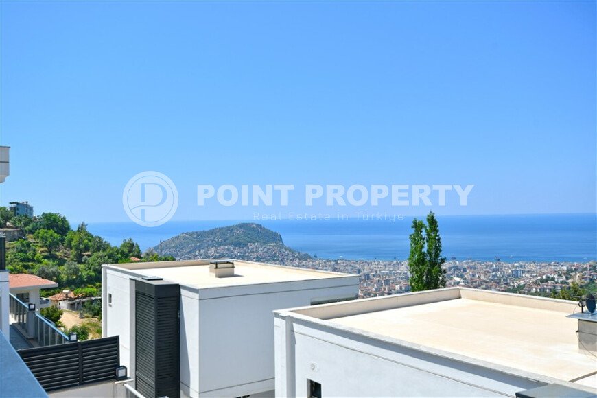 Стильная модерн-вилла, 157 м², район Бекташ, гражданство, вид на море-id-10599-photo-44